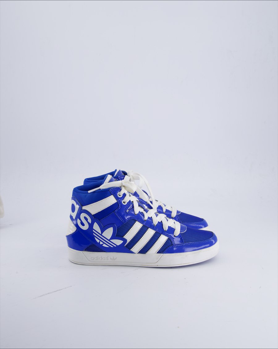 Adidas Trainers Leather Blue 38 EU