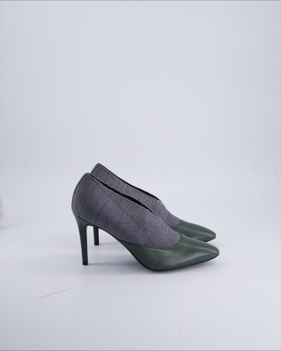 Navyboot Heels Cloth Grey 39 EU