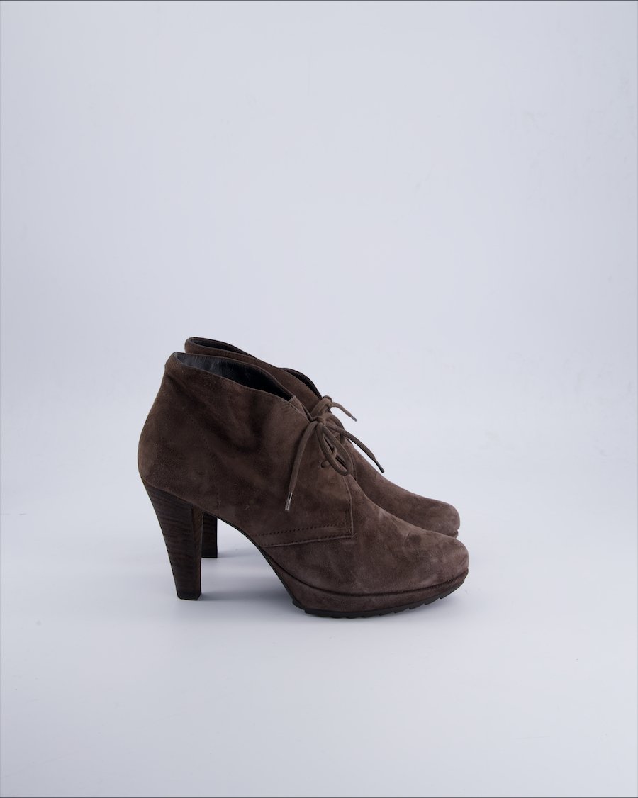 Paul Green Ankle boots Suede Brown 38 EU