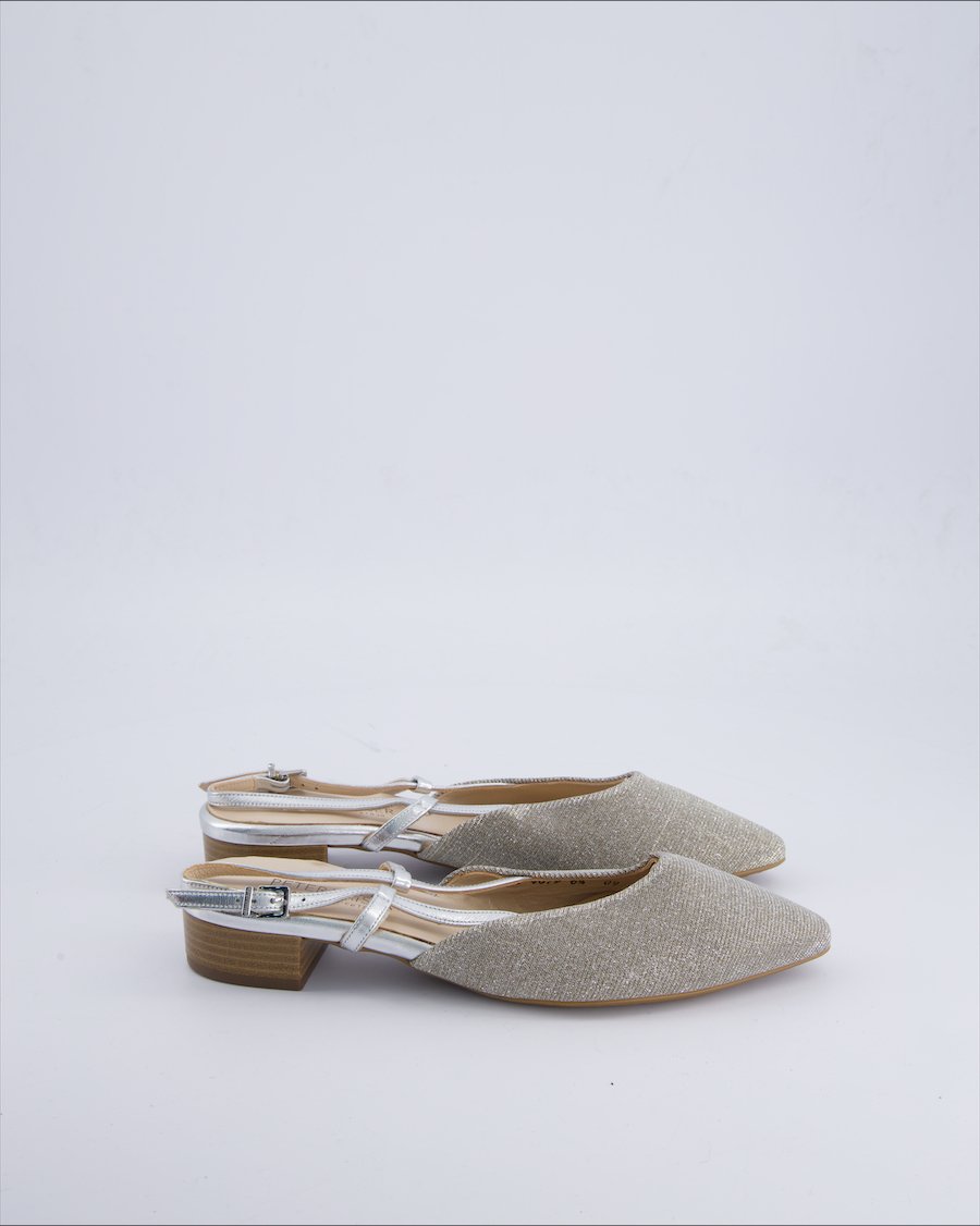 Peter Kaiser Sandals Cloth Silver 40 EU