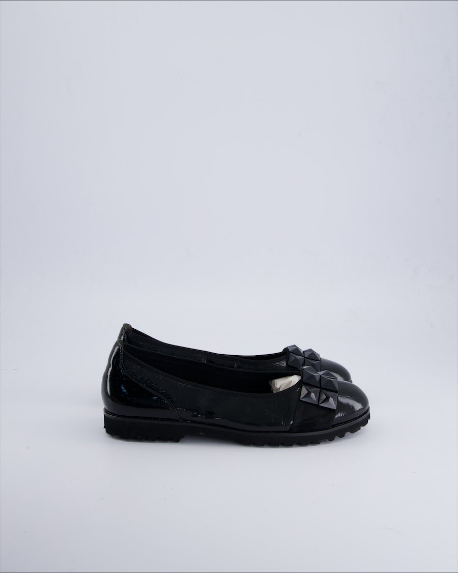 Gabor Ballerinas Leather Black 39 EU