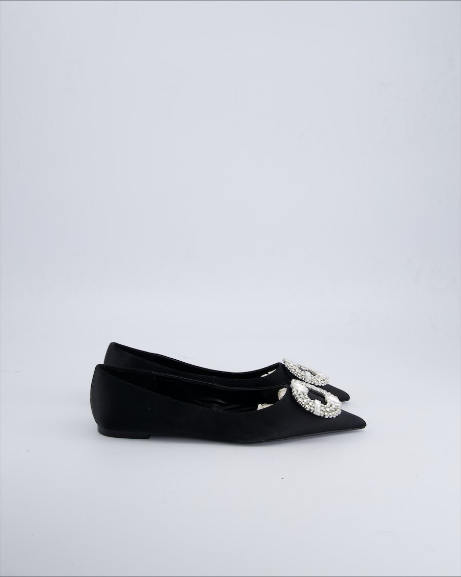 Mango Ballerinas Cloth Black 37 EU