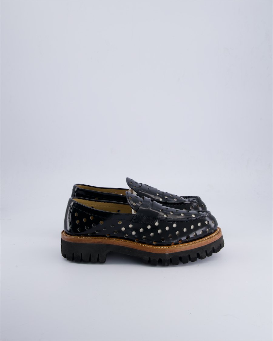 Cappelletti Shoes Leather Black 39 EU