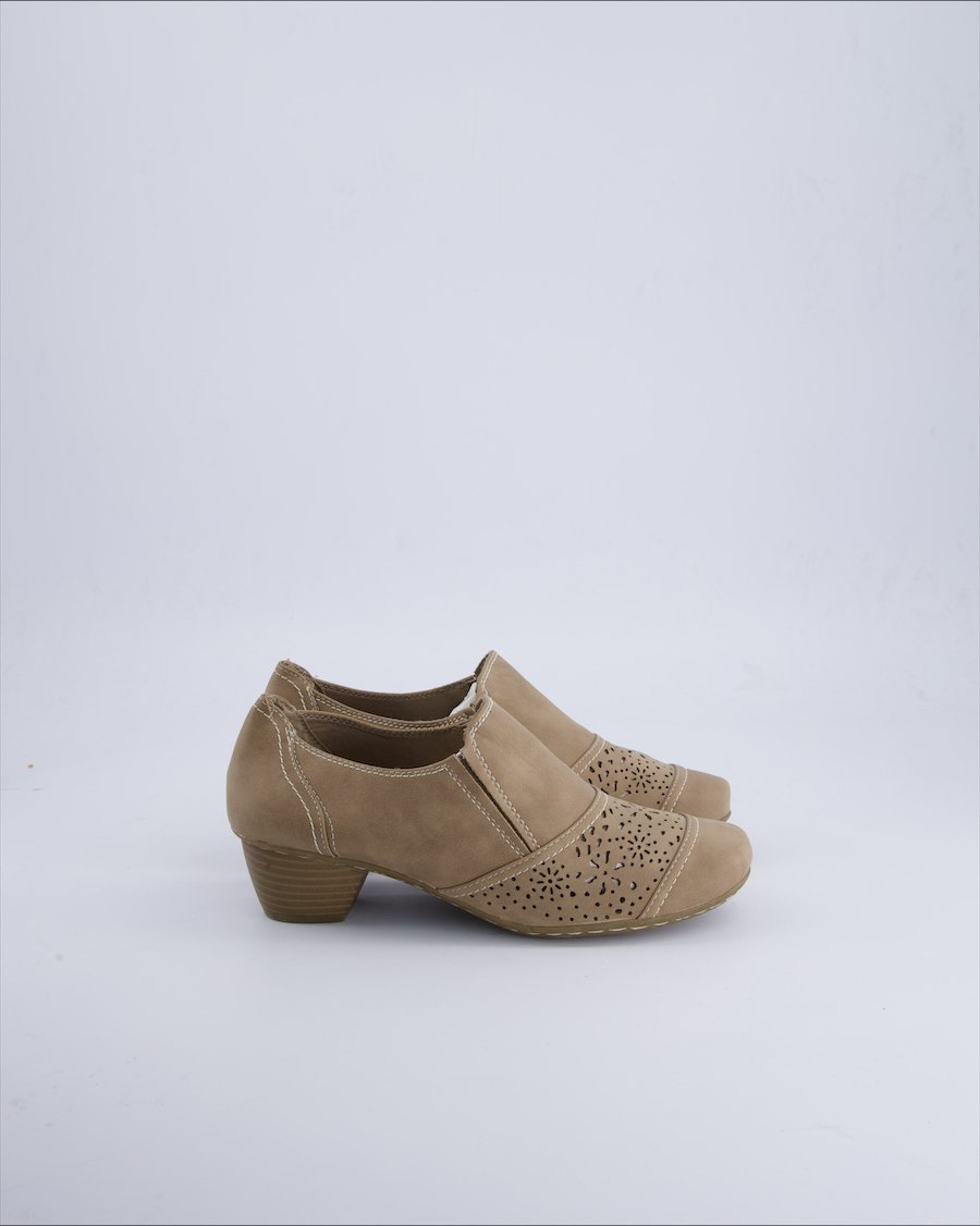 Easy Street Heels Leather Beige 36 EU