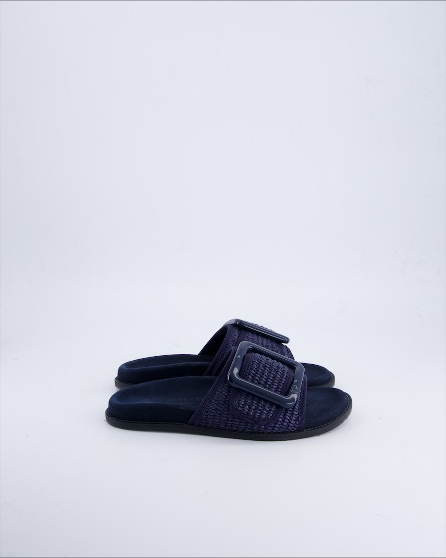 Weekend Max Mara Sandals Cloth Blue 37 EU