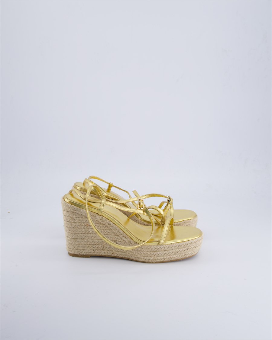 Mango Heels Polyurethane Gold 38 EU