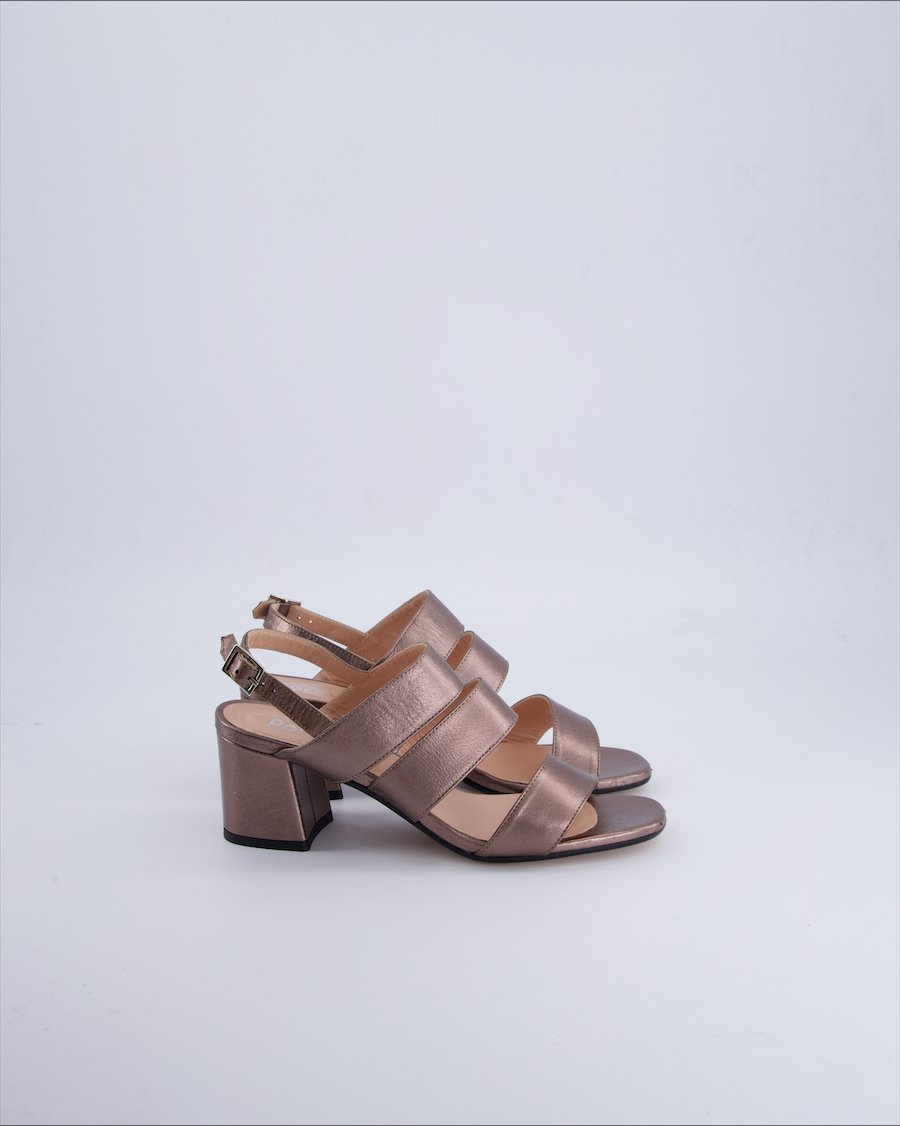 Pollini Heels Leather Bronze 38 EU