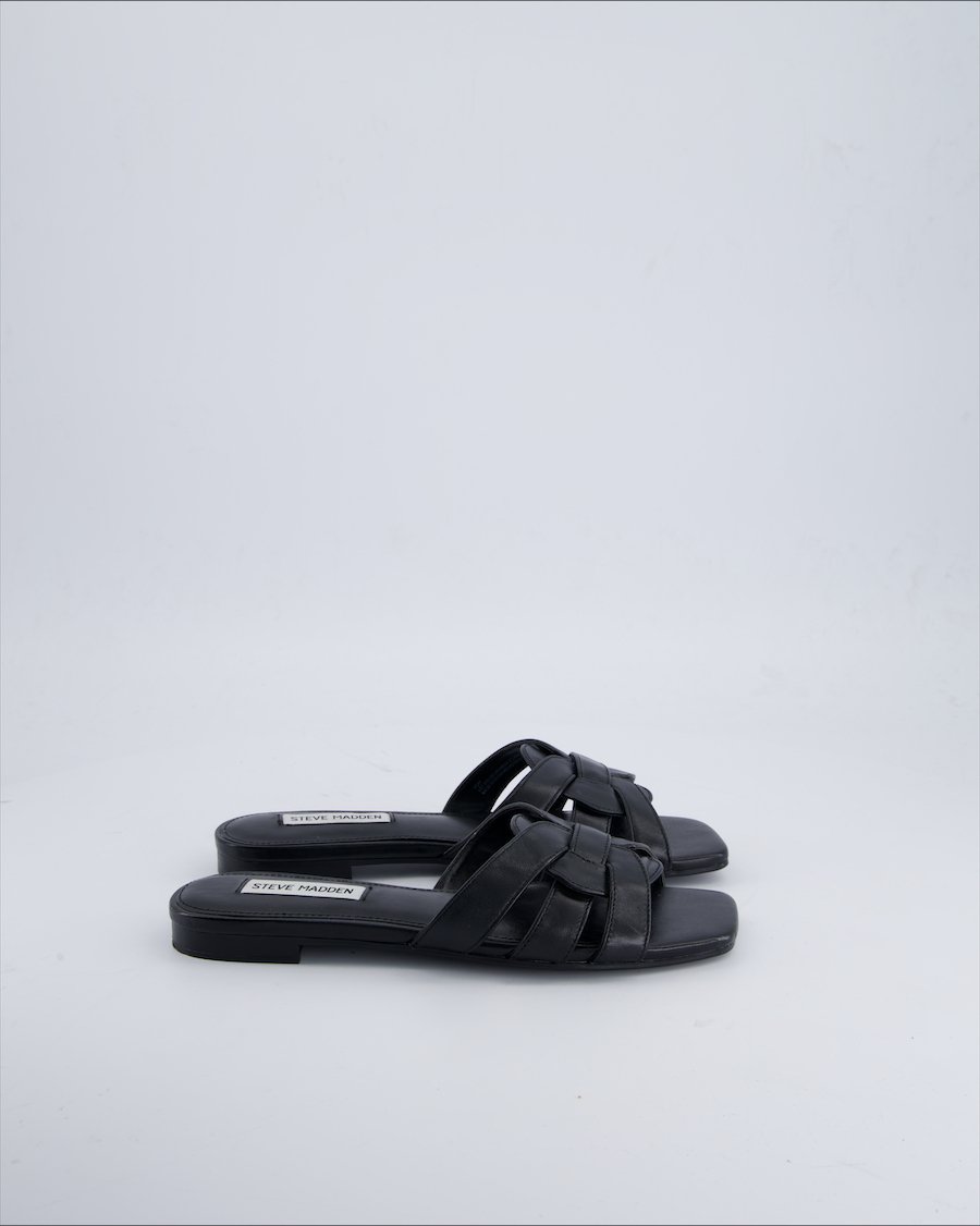 Steve Madden Sandals Polyurethane Black 38 EU