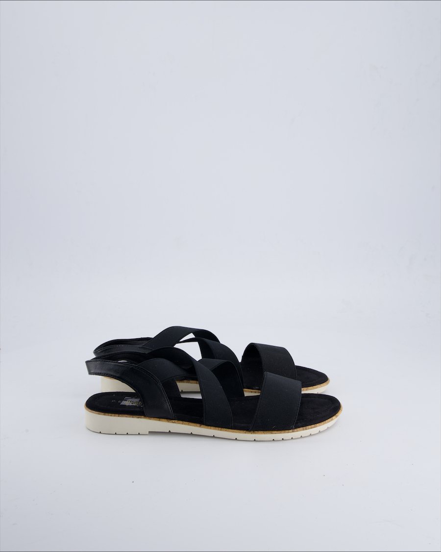 Pesaro Sandals Cloth Black 39 EU