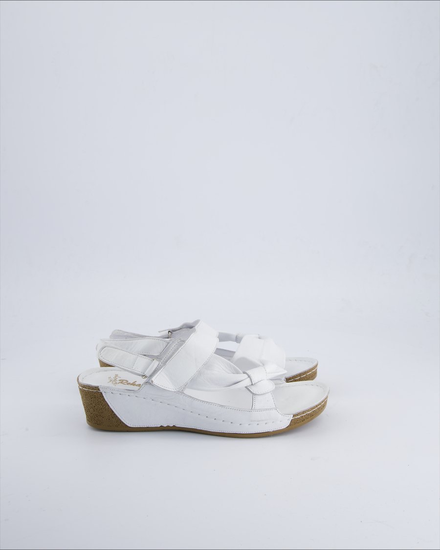 Rekardi Sandals Leather White 38 EU