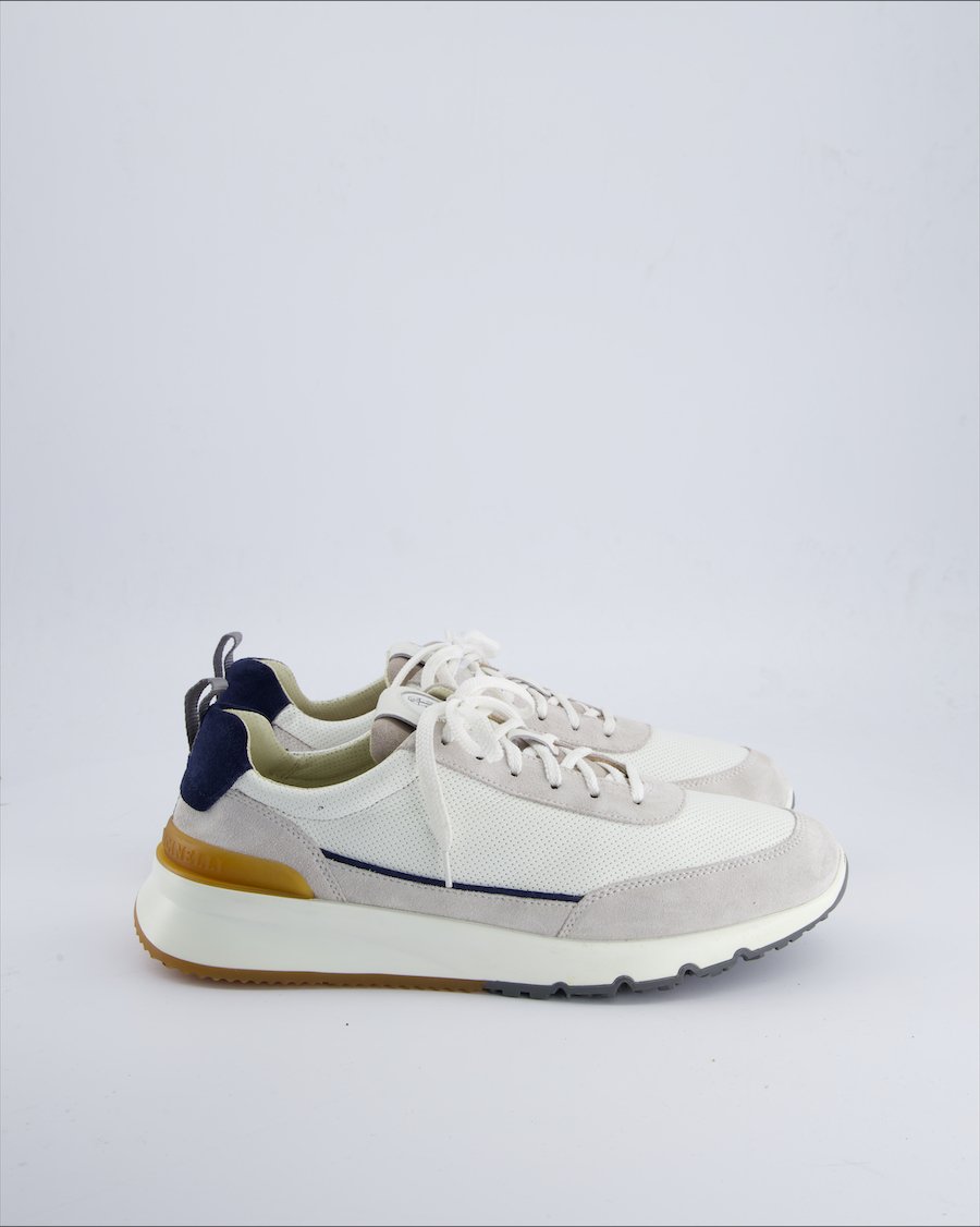 Brunello Cucinelli Trainers Suede Grey 46 EU