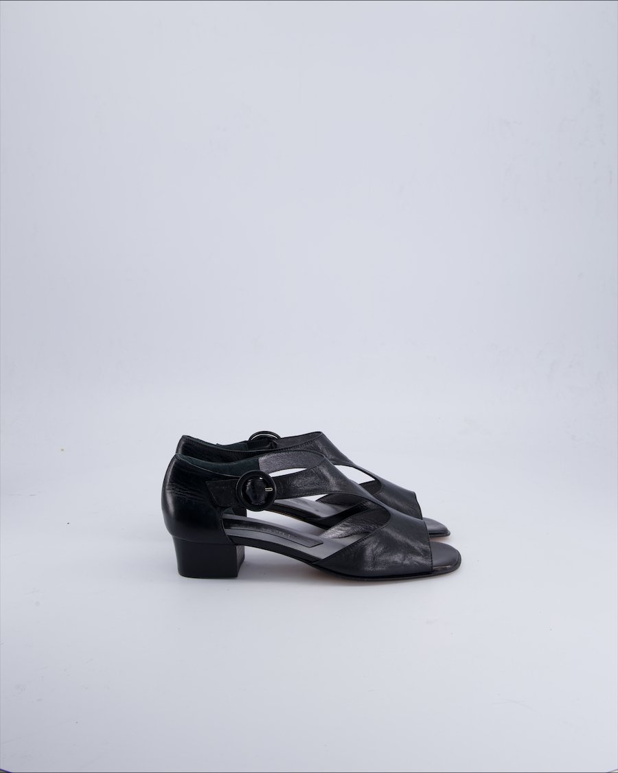 Mario Arpili Sandals Leather Black 38 EU