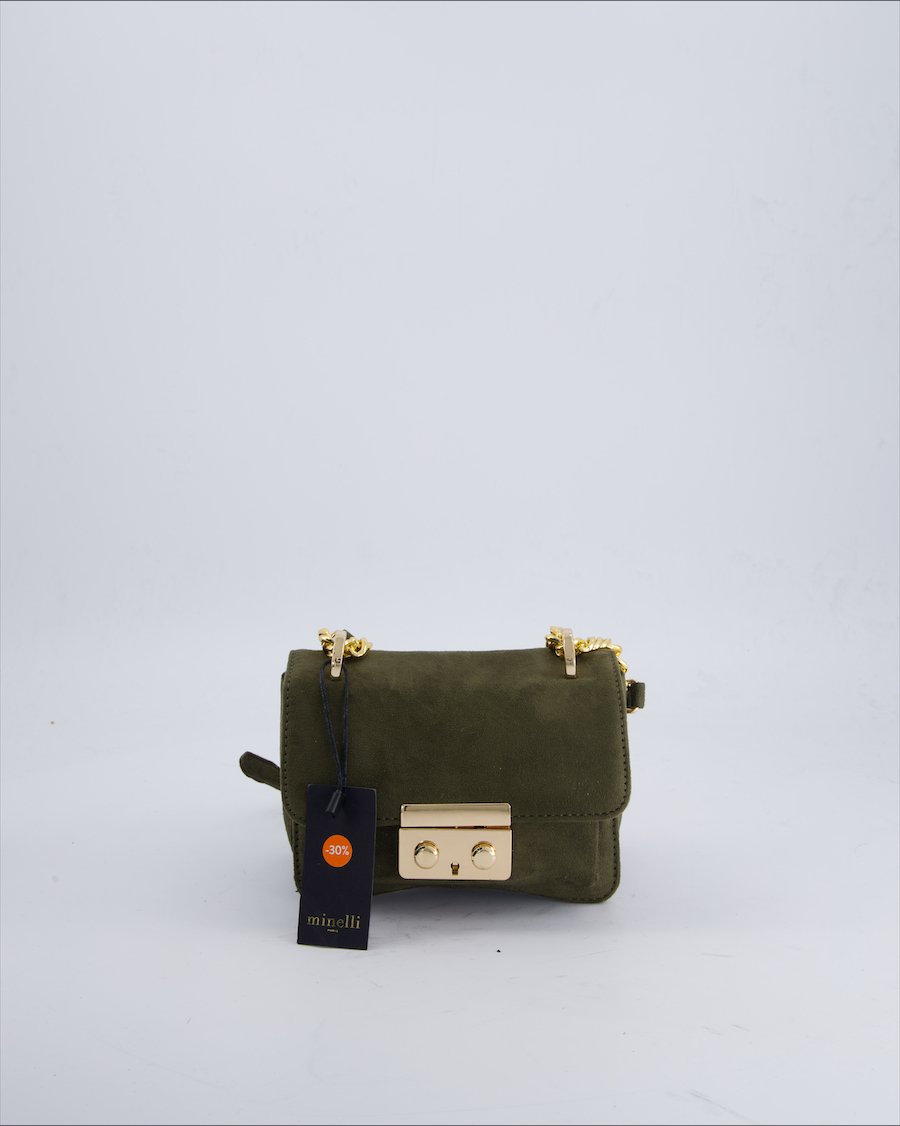 Minelli Bags Suede Khaki