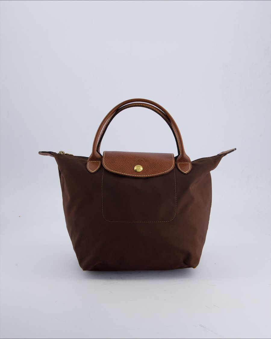 Longchamp Handbags Cloth Brown