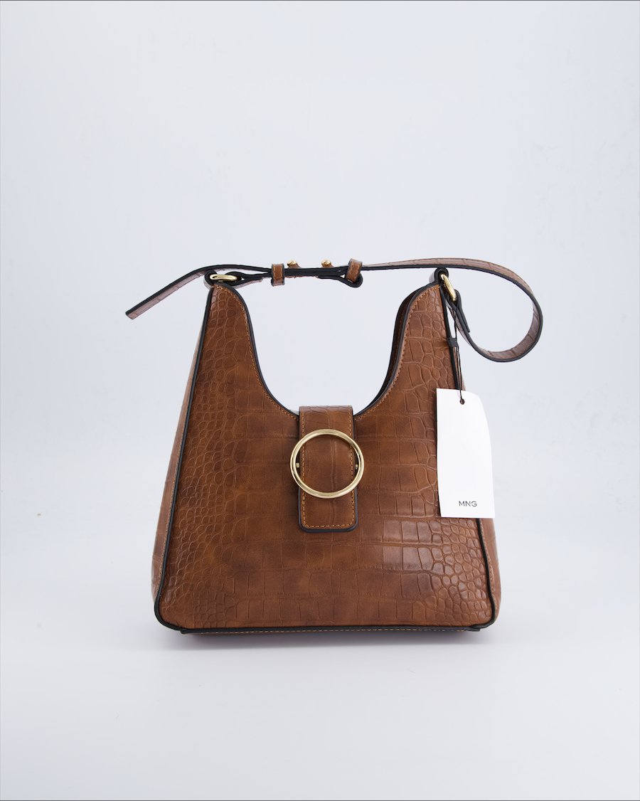 Mango Shoulder bags Polyurethane Brown