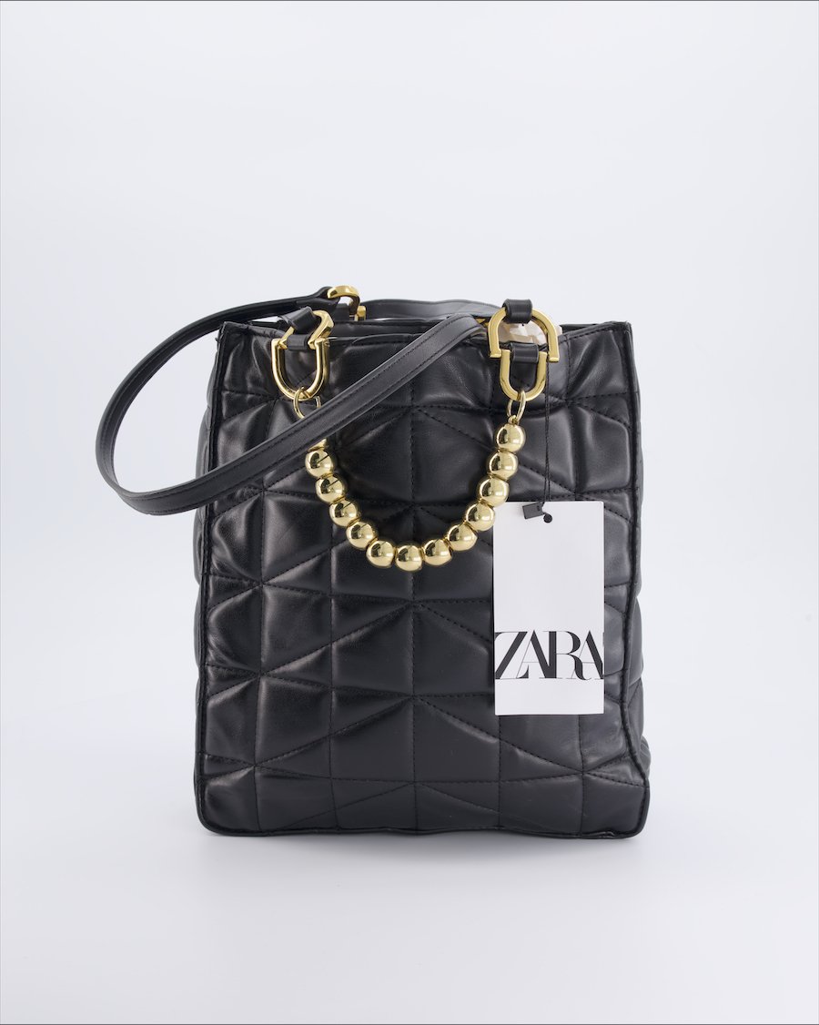 Zara Shoulder bags Polyurethane Black