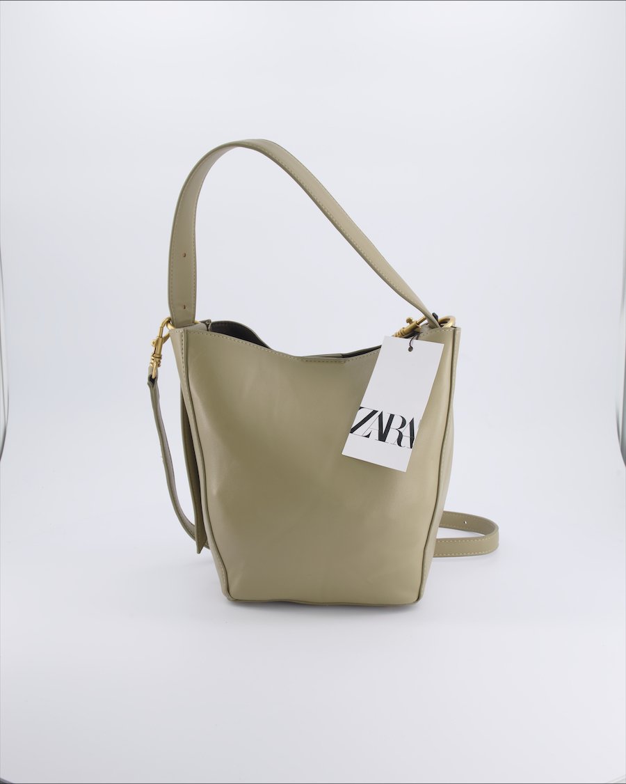 Zara Shoulder bags Polyurethane Ecru