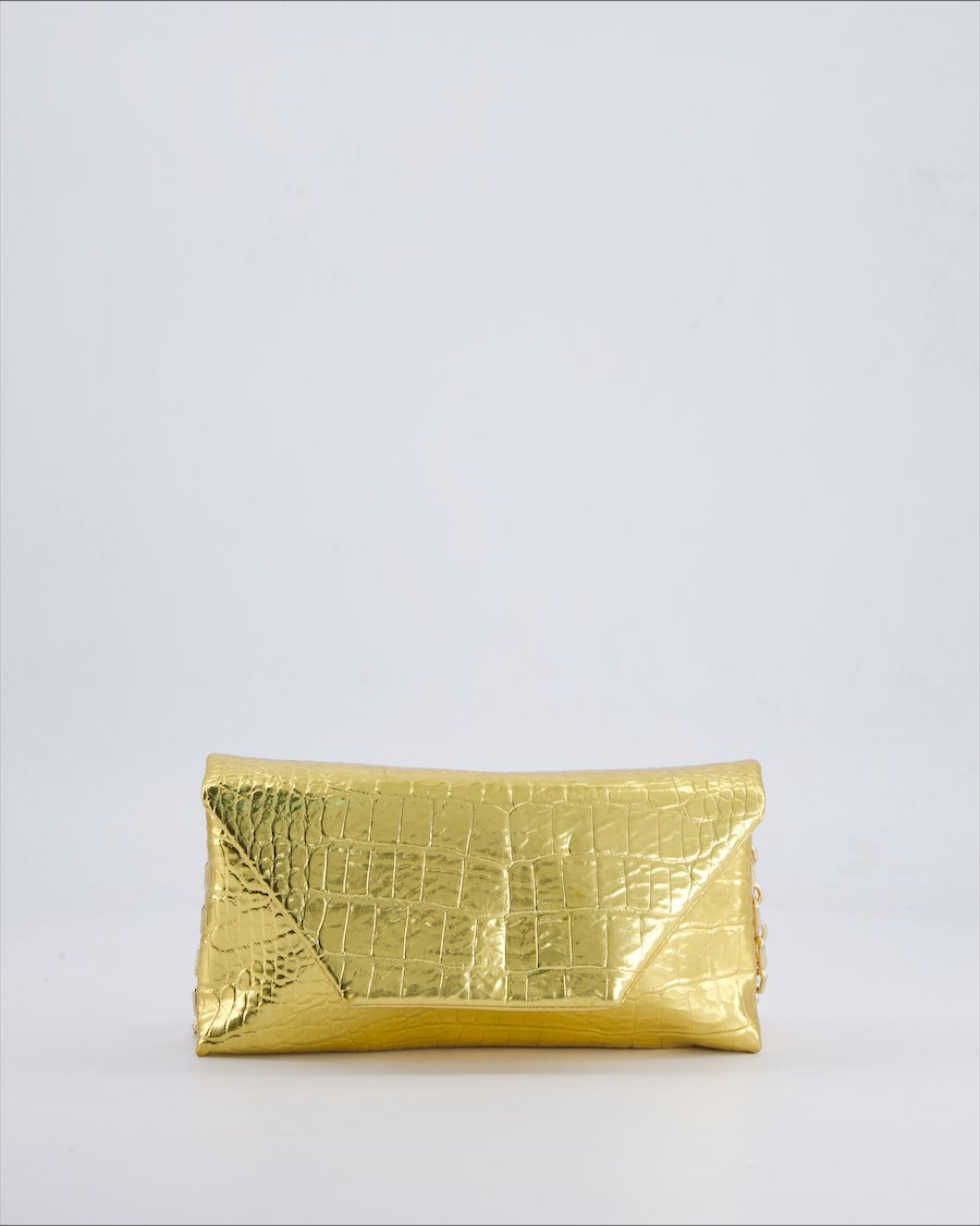 Zara Bags Polyurethane Gold