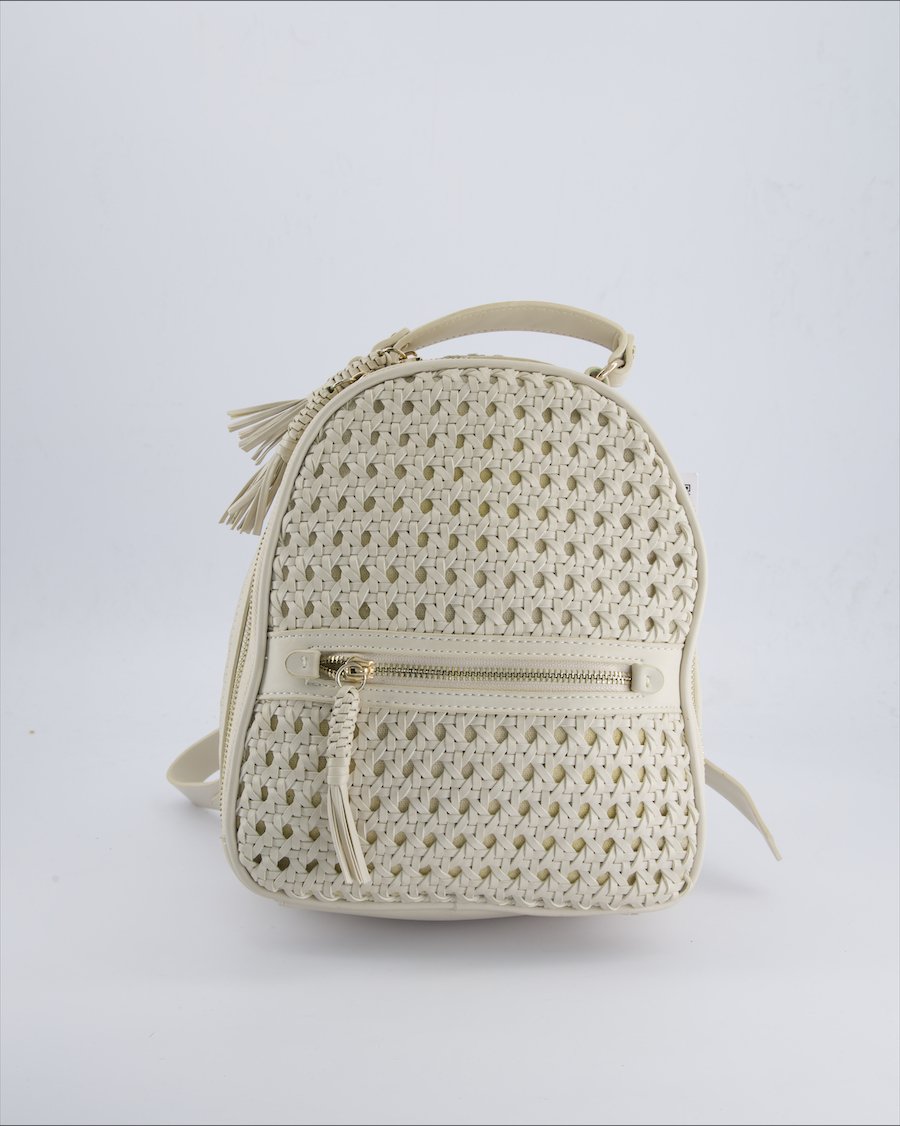 Zara Backpacks Polyurethane White