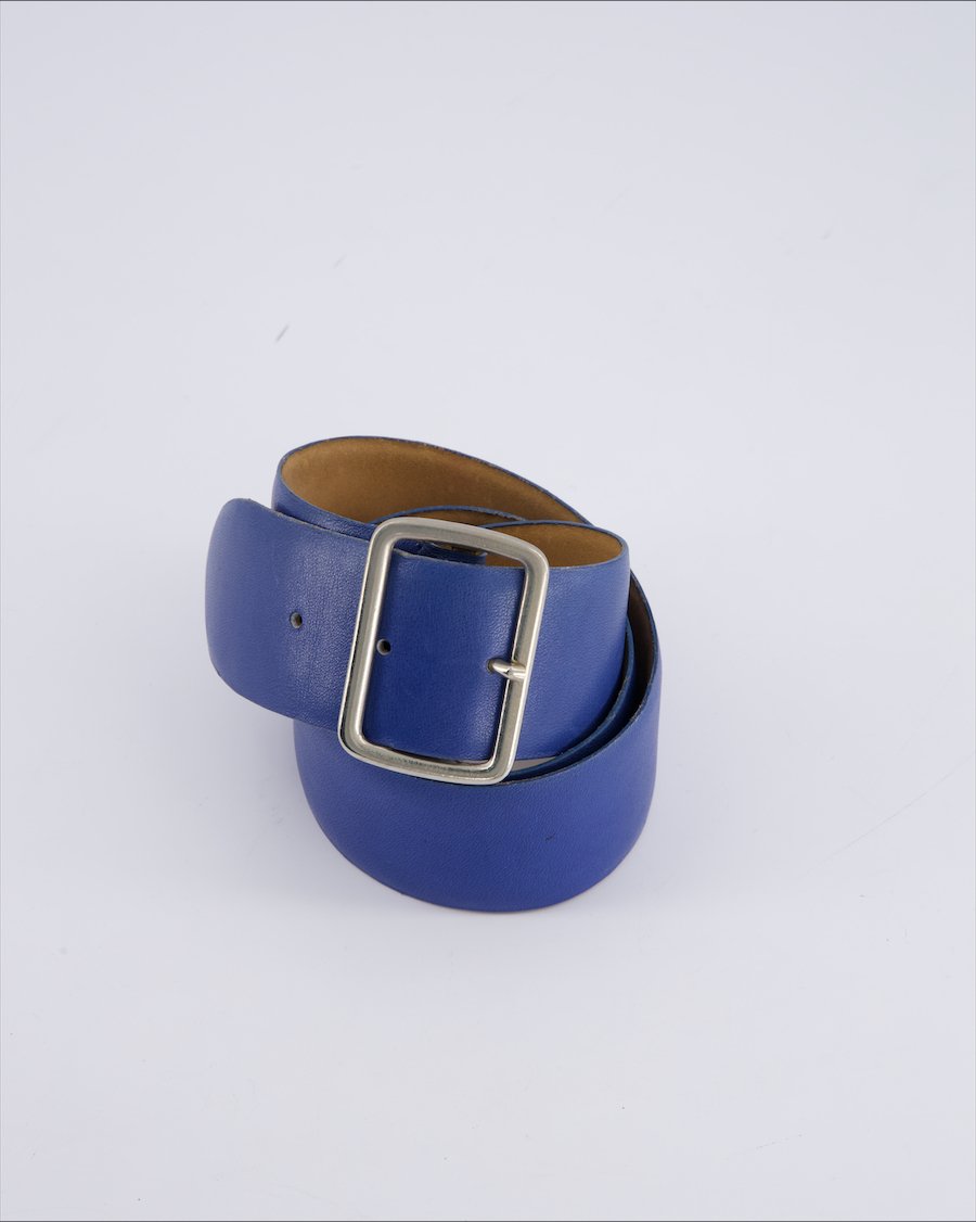 Kenzo Belts Leather Sky Blue 80 cm