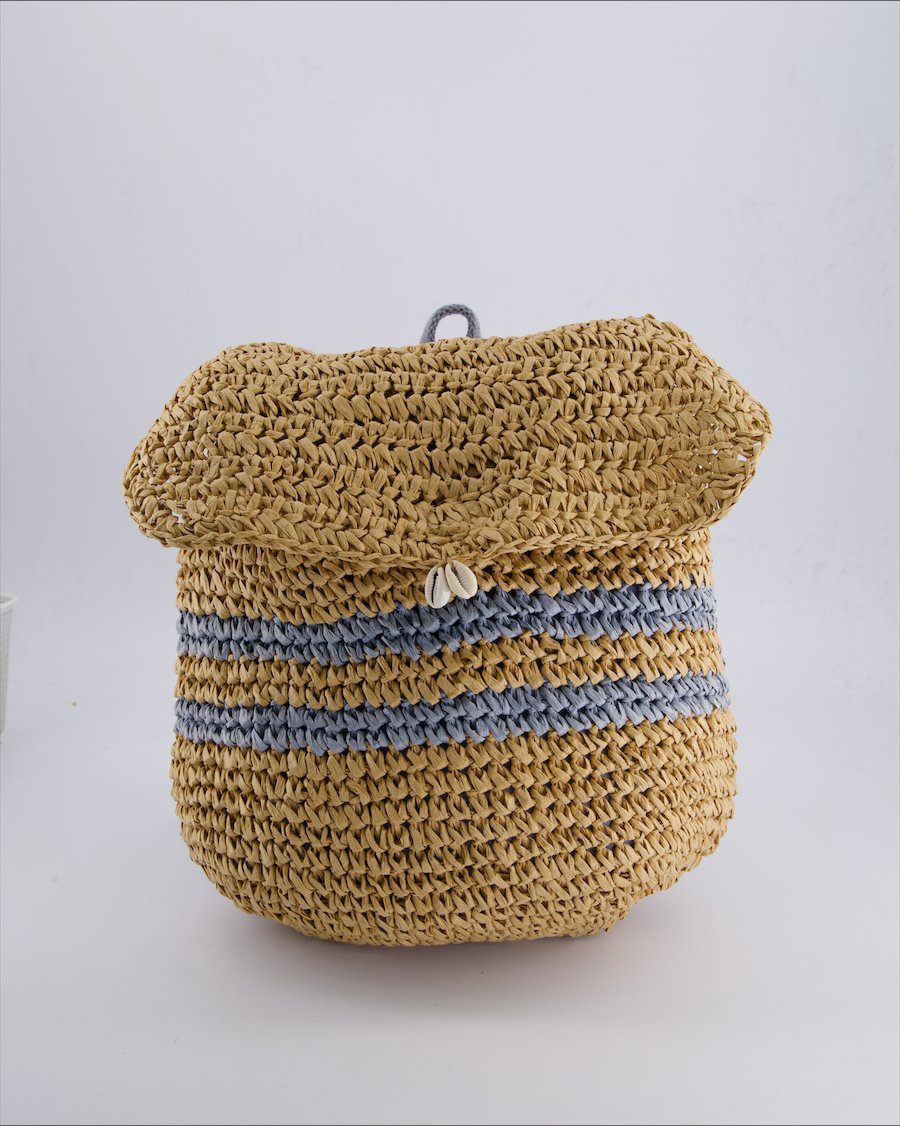 Zara Backpacks Wicker Beige