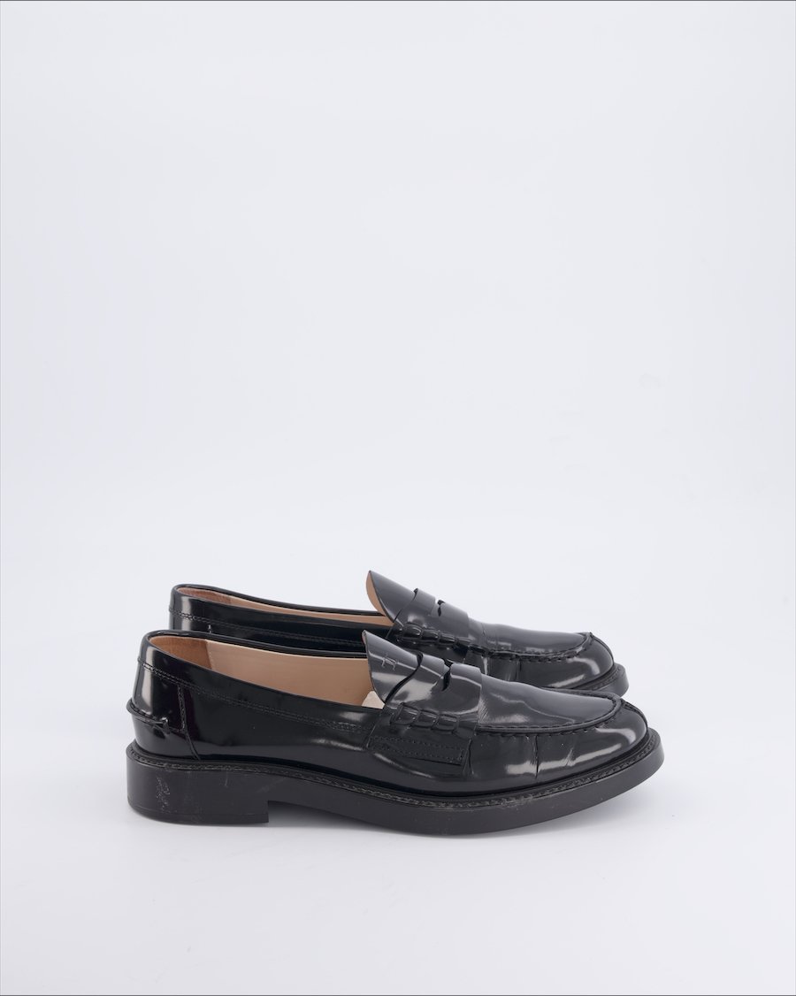 Tod'S Shoes Leather Black 38,5 EU