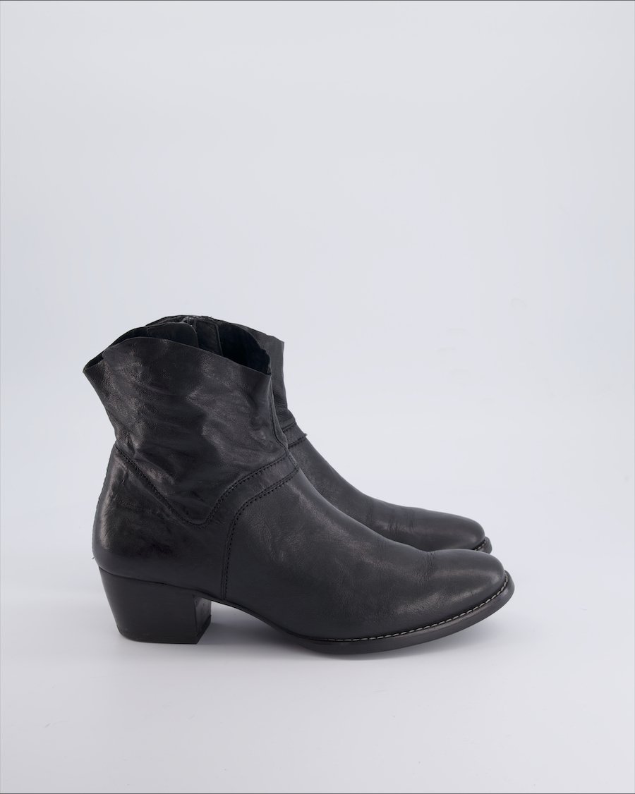 Paul Green Ankle boots Leather Black 39 EU
