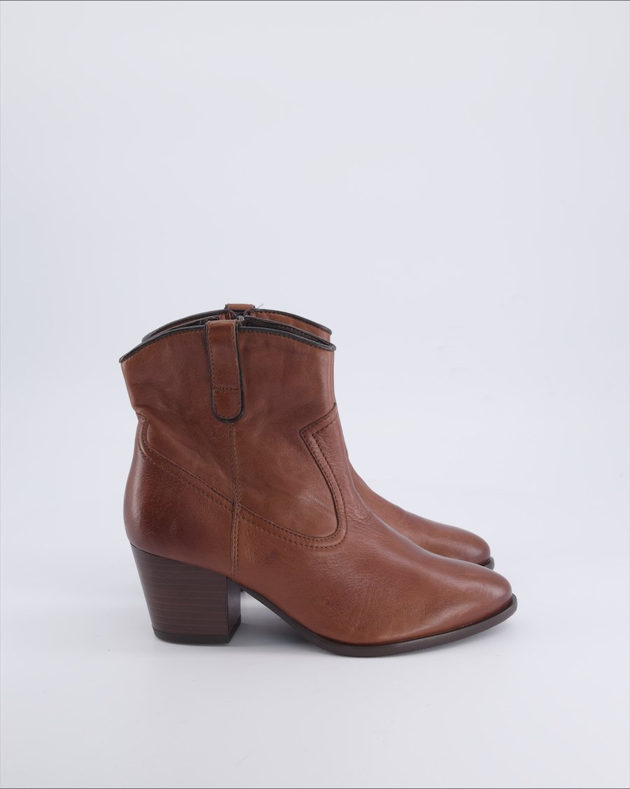 Roberto Santi Ankle boots Leather Brown 37 EU