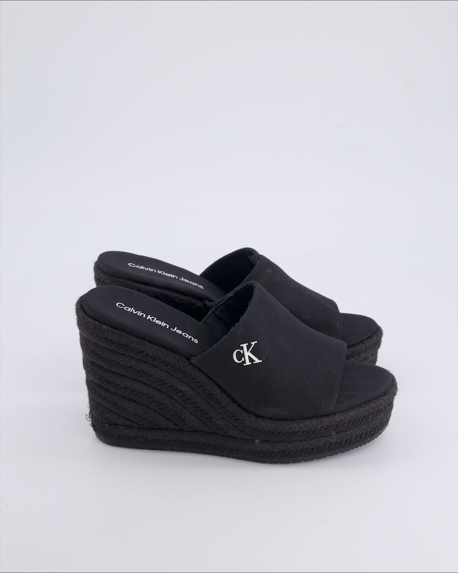 Calvin Klein Jeans Sandals Cloth Black 38 EU