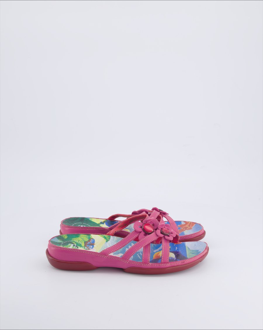 Think! Sandals Leather Pink 37 EU