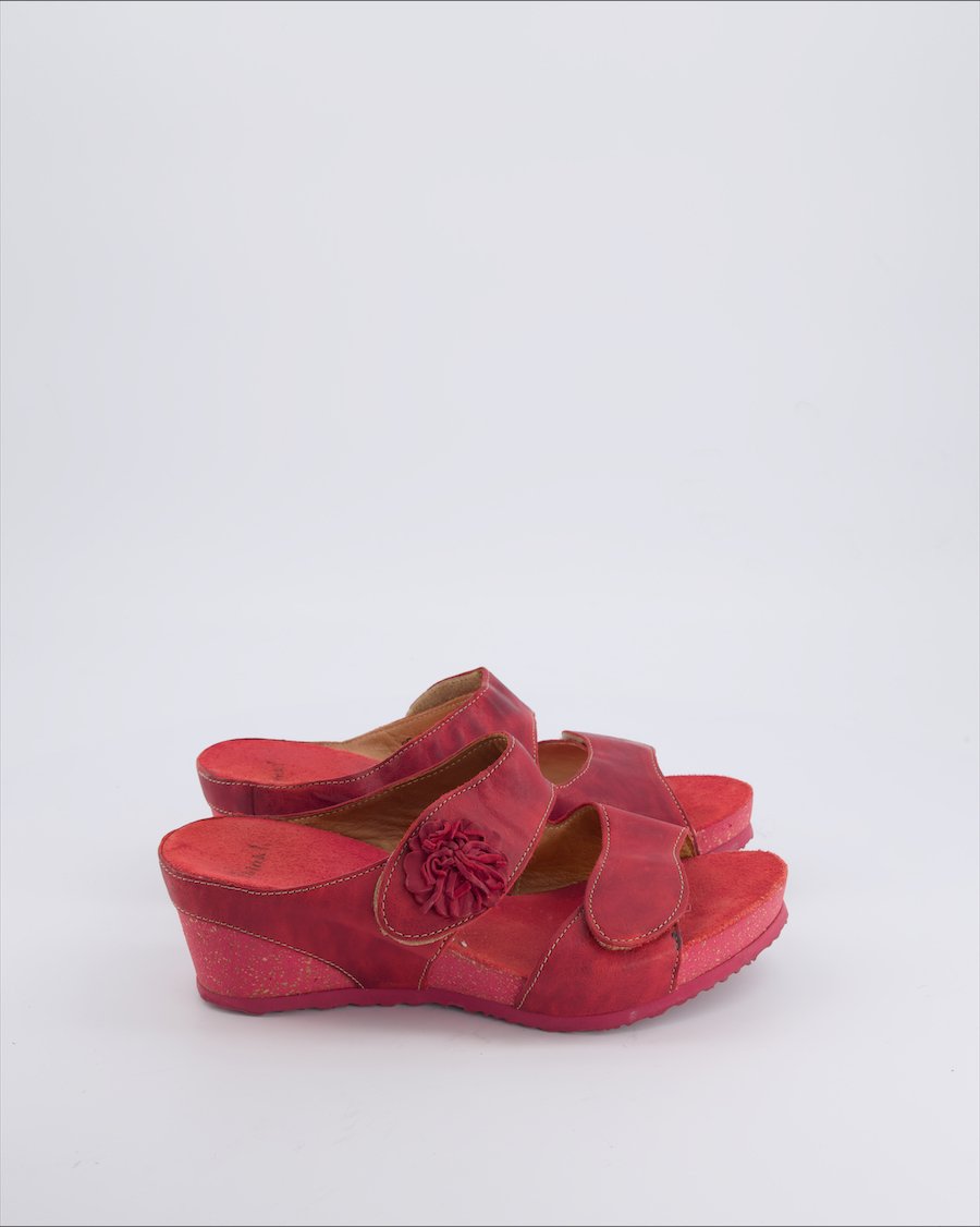 Think! Sandals Leather Red 41 EU