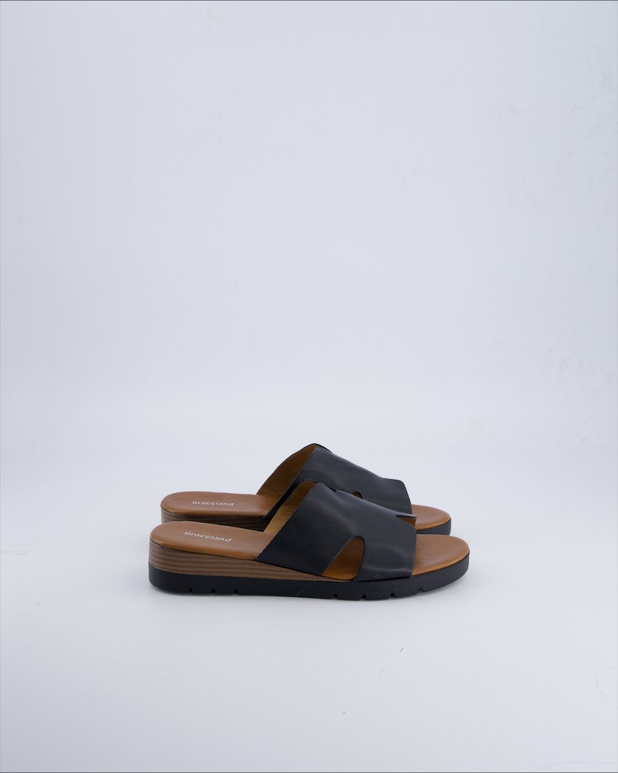 Graceland Sandals Polyurethane Black 37 EU