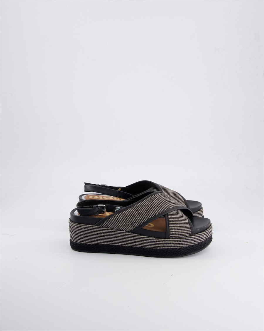 Gioseppo Sandals Polyurethane Black 38 EU