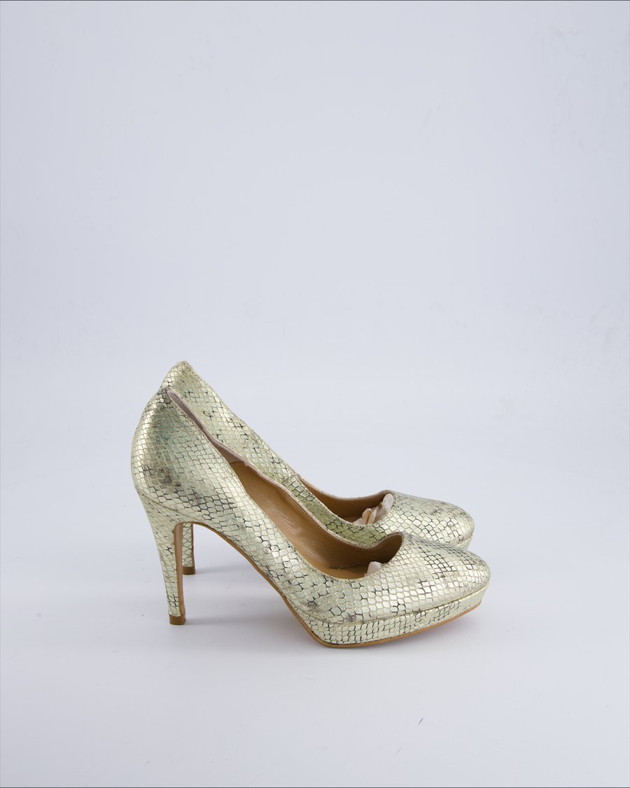 Maddison Heels Leather Gold 38 EU