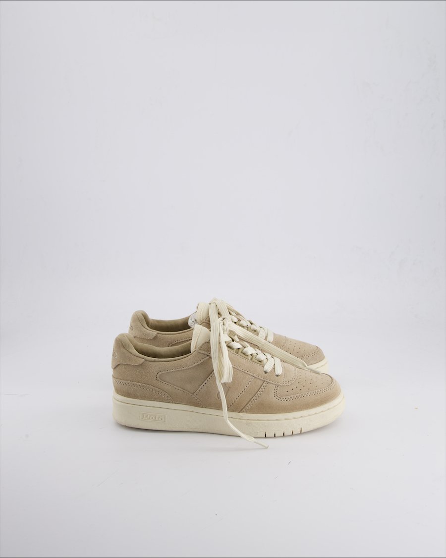 Polo Ralph Lauren Ankle boots Suede Ecru 36 EU