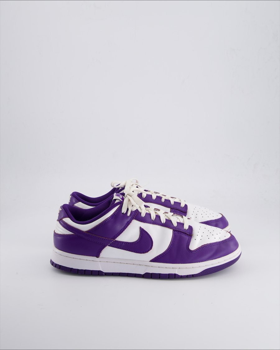 Nike Dunk Trainers Leather Purple 45 EU