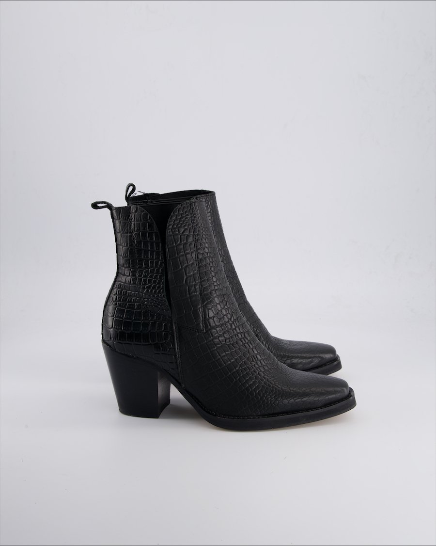 Topshop Ankle boots Leather Black 39 EU