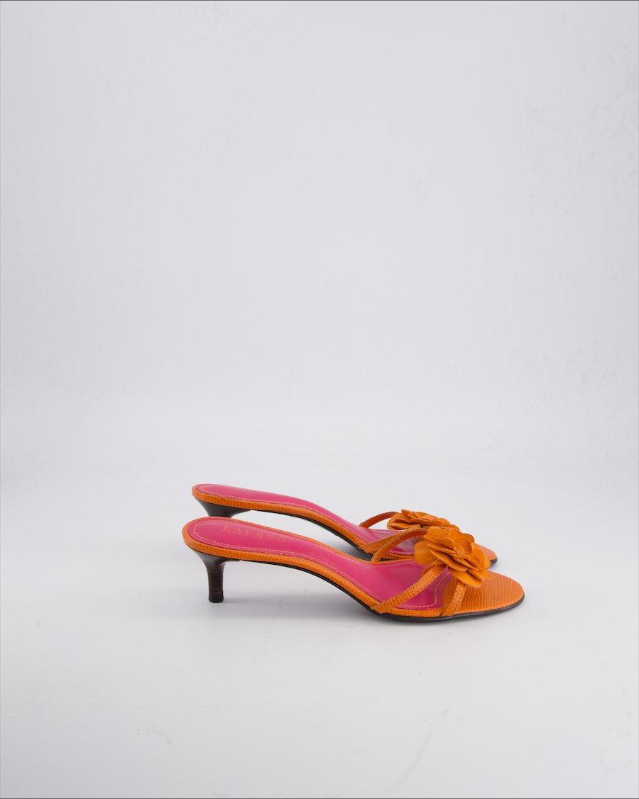 Lauren Ralph Lauren Heels Leather Orange 37 EU