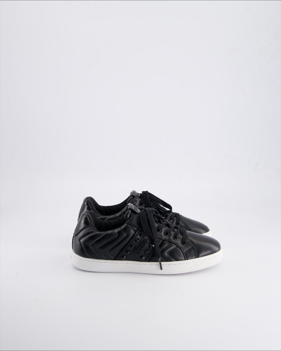 Guess Trainers Leather Black 36 EU