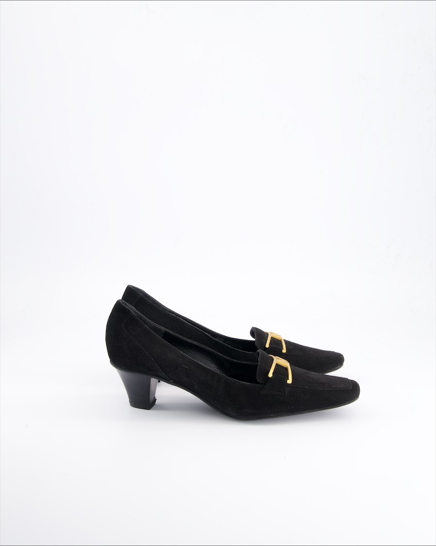 Bruno Magli Heels Suede Black 38,5 EU