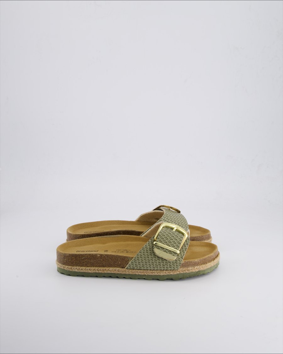 Graceland Sandals Leather Green 39 EU