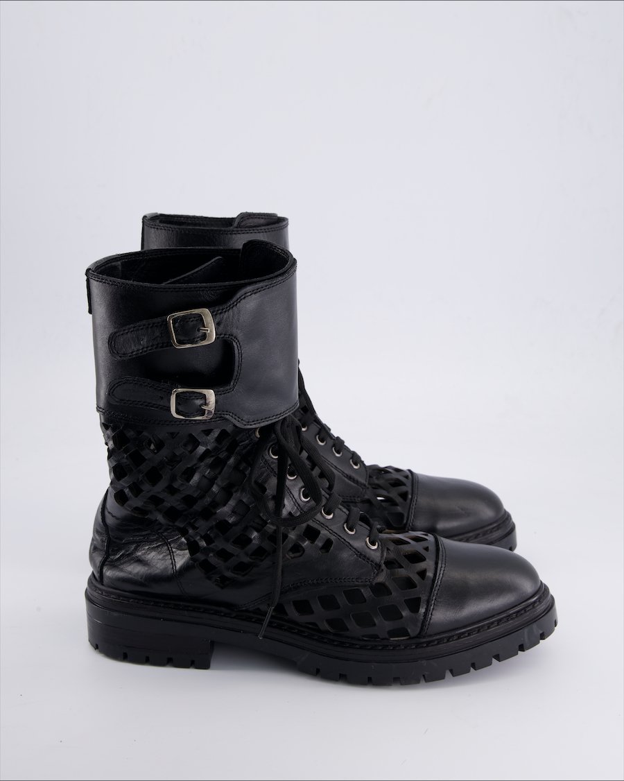 Sergio Bardi Ankle boots Polyurethane Black 41 EU