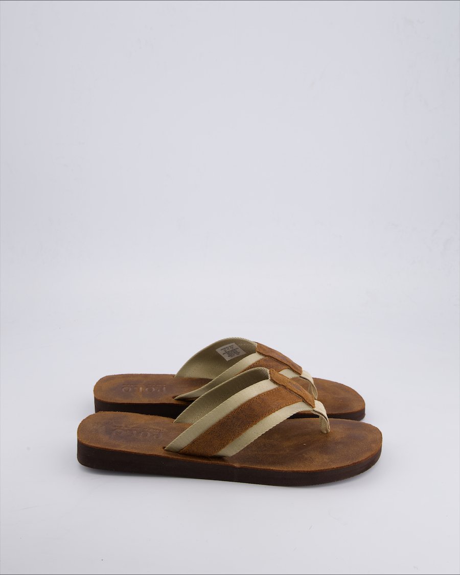 Polo Ralph Lauren Sandals Cloth Brown 41 EU