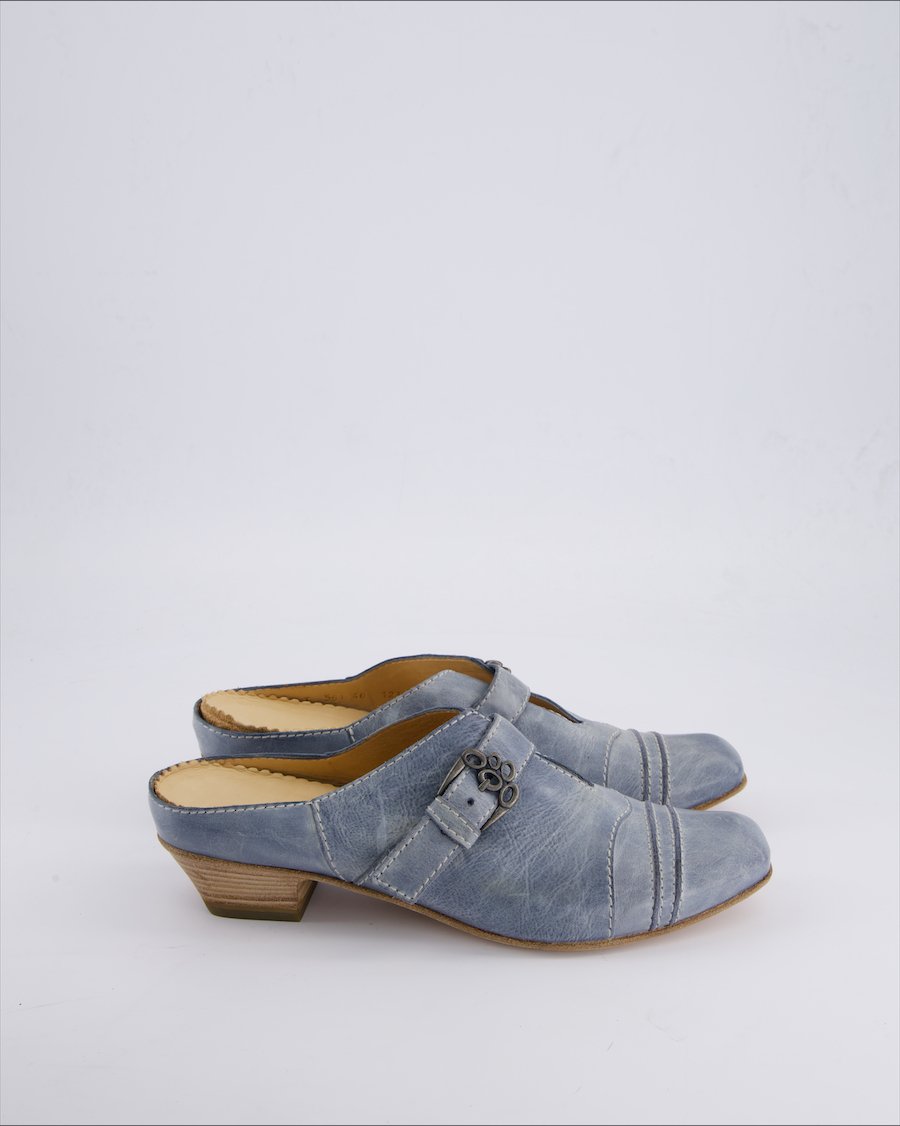 Vabeene Heels Leather Turquoise 40 EU