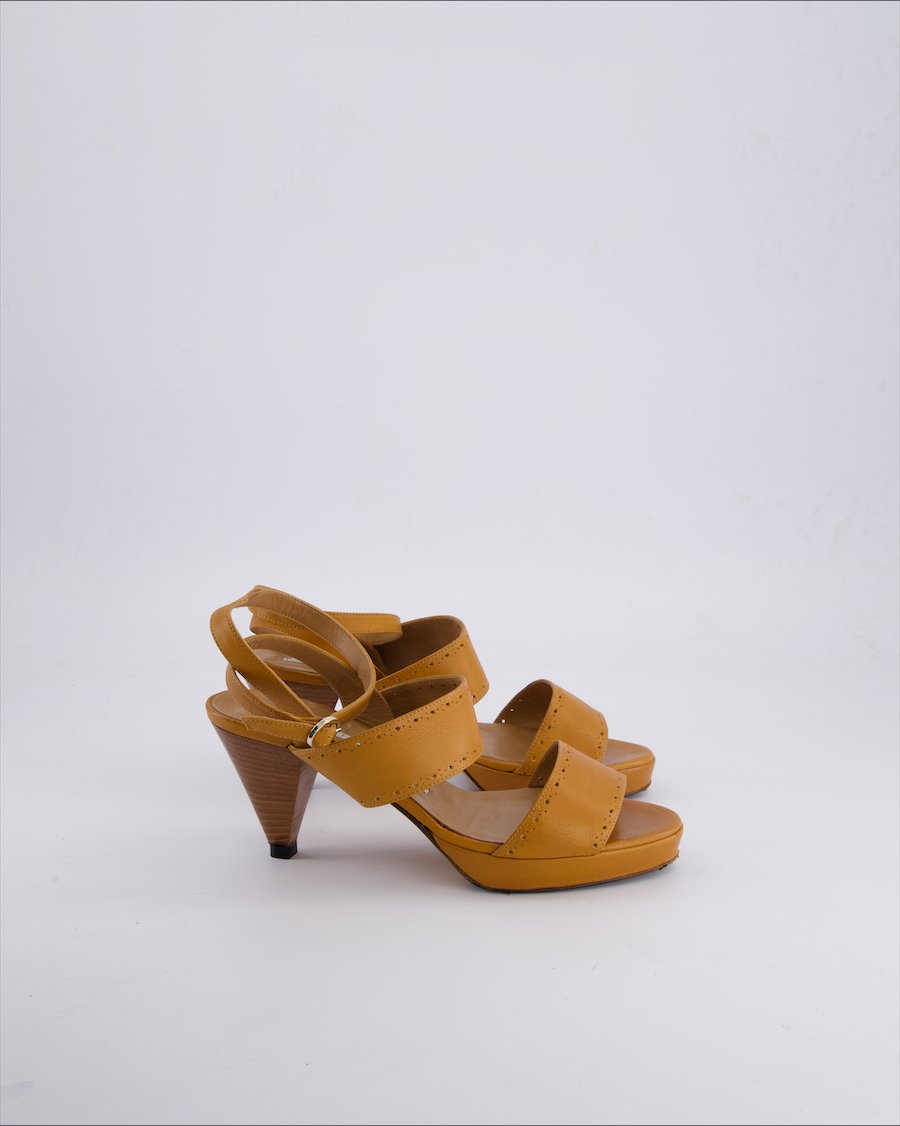 Fratelli Rossetti Heels Leather Camel 37,5 EU