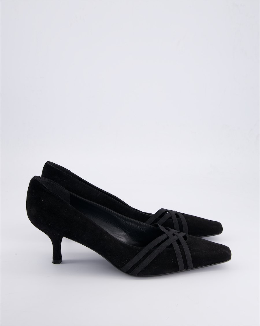 Stuart Weitzman Heels Suede Black 42,5 EU