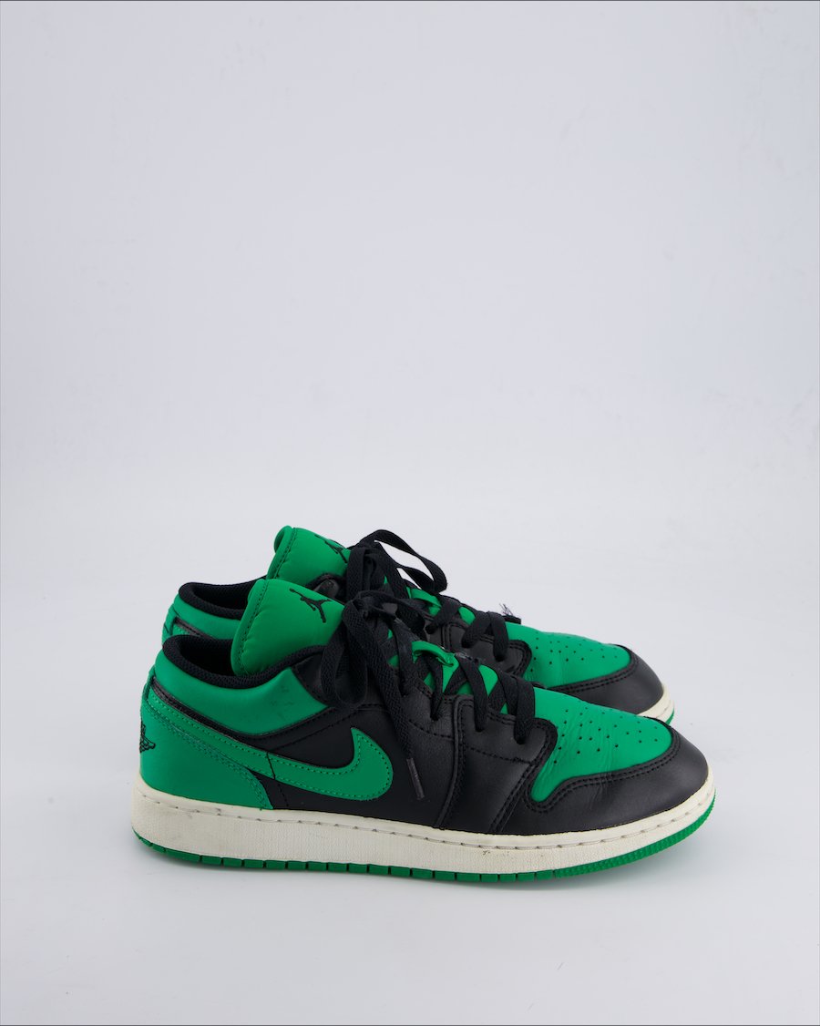 Jordan 1 Low Lucky Trainers Leather Green 40 EU