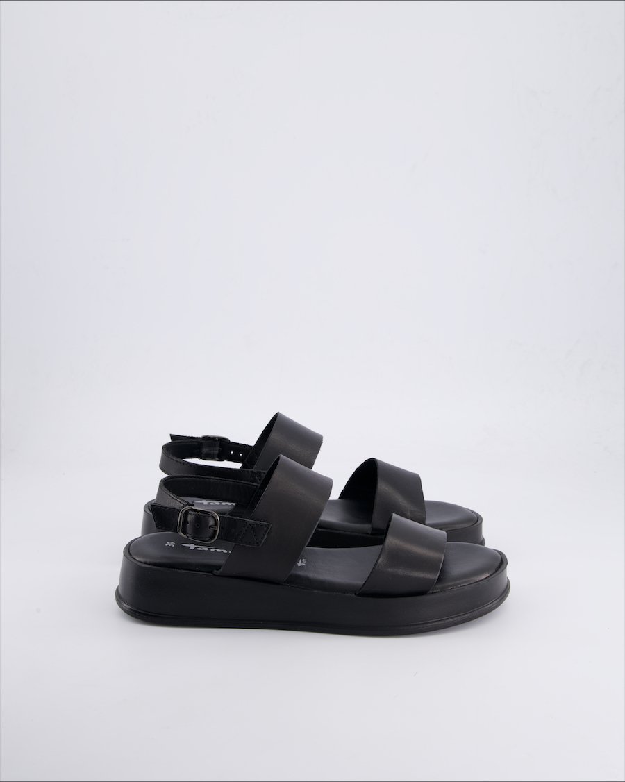 Tamaris Sandals Polyurethane Black 39 EU
