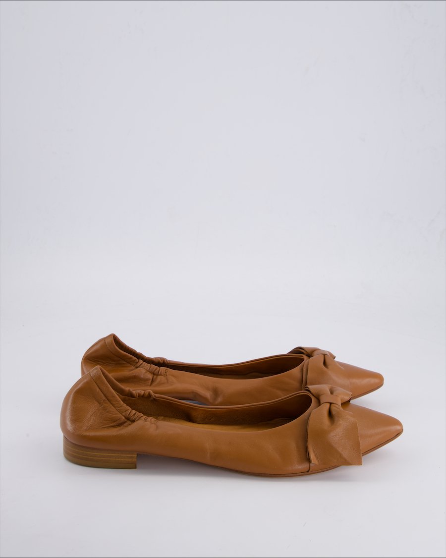 Unbranded Ballerinas Polyurethane Brown 42 EU