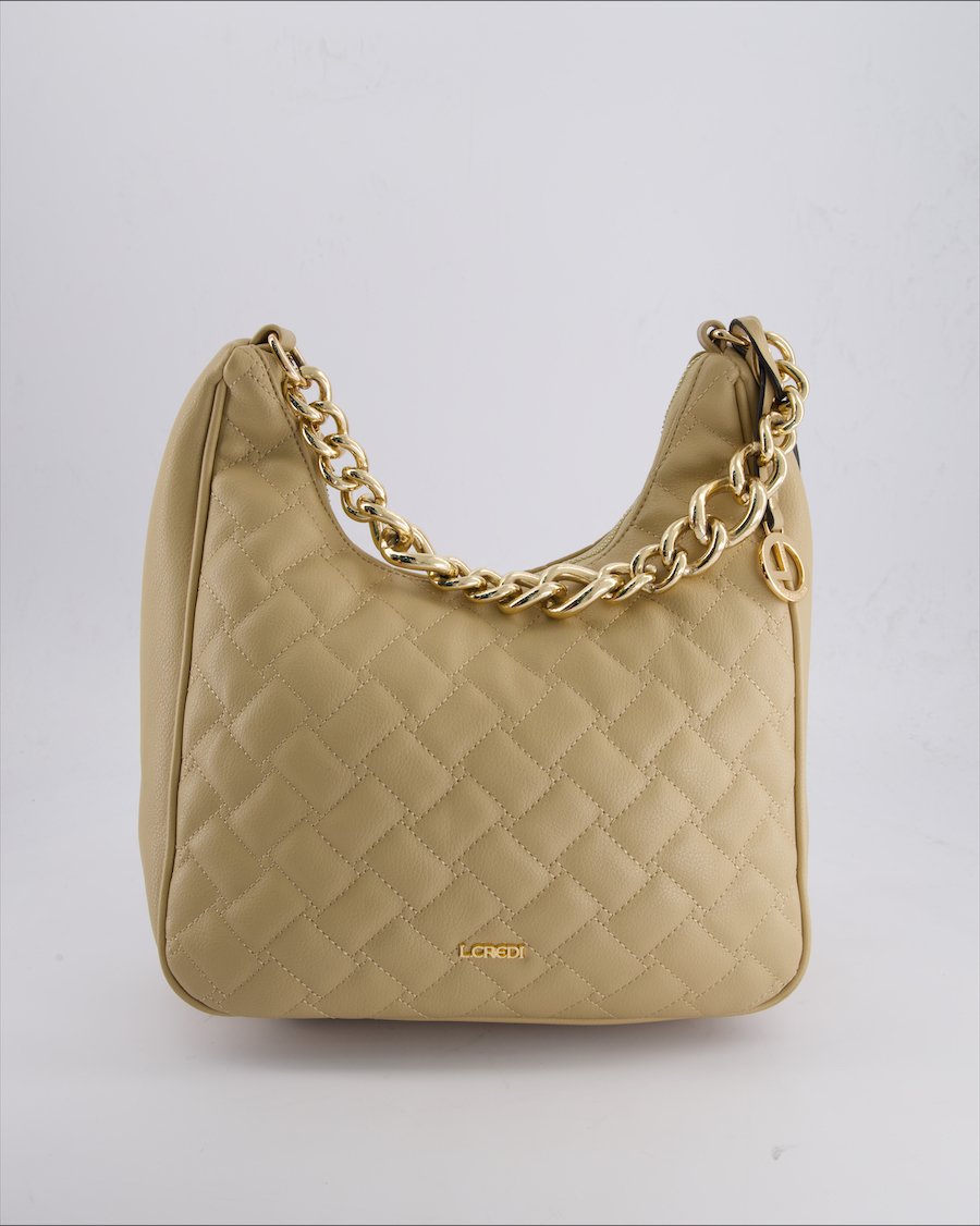 L. Credi Shoulder bags Polyurethane Beige